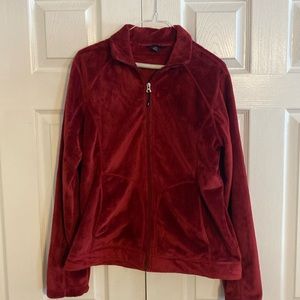 Land’s End Jacket, M (10-12), Maroon